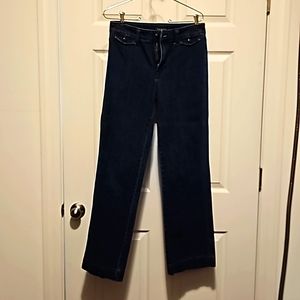 Talbots wide leg trouser style jeans size 4
